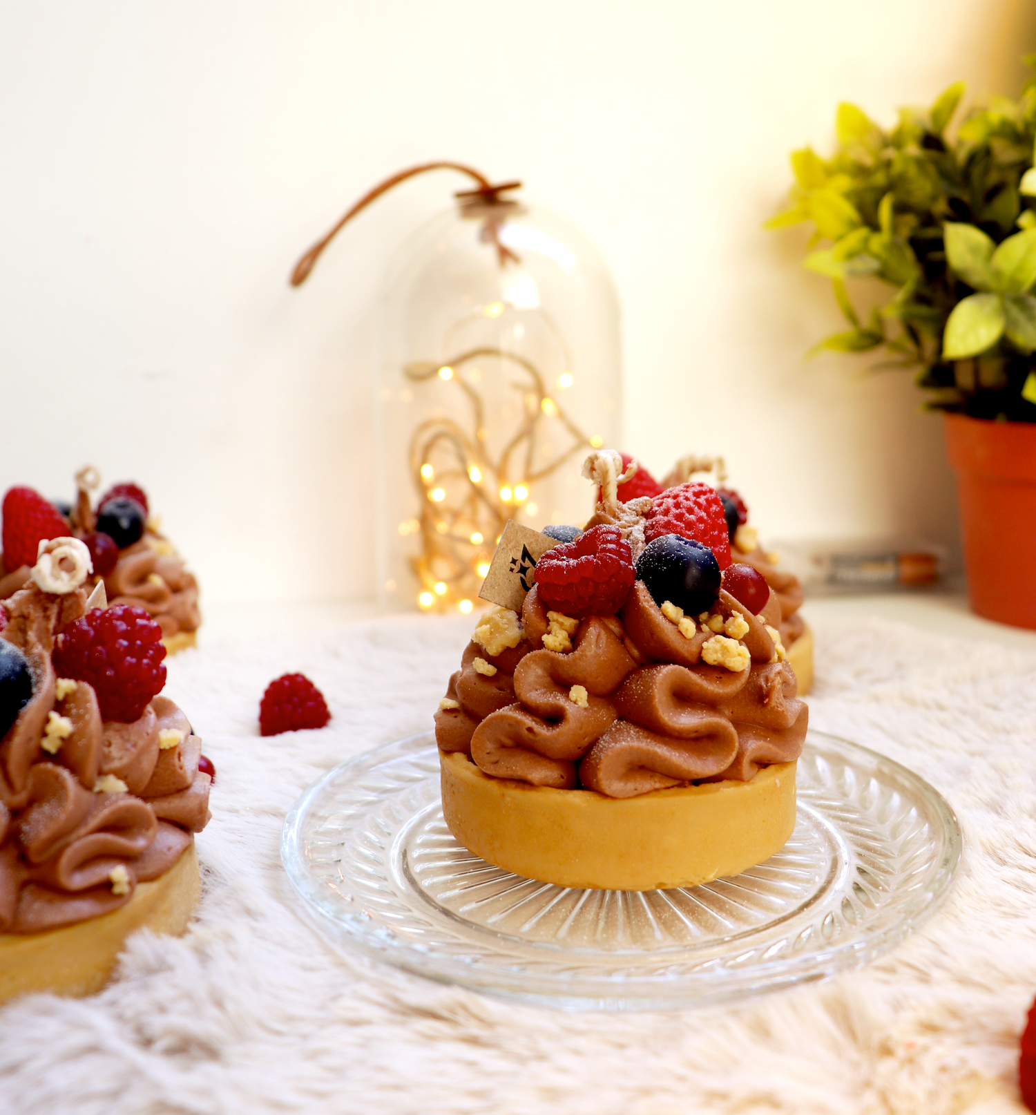 Tartelettes chocolat bougie